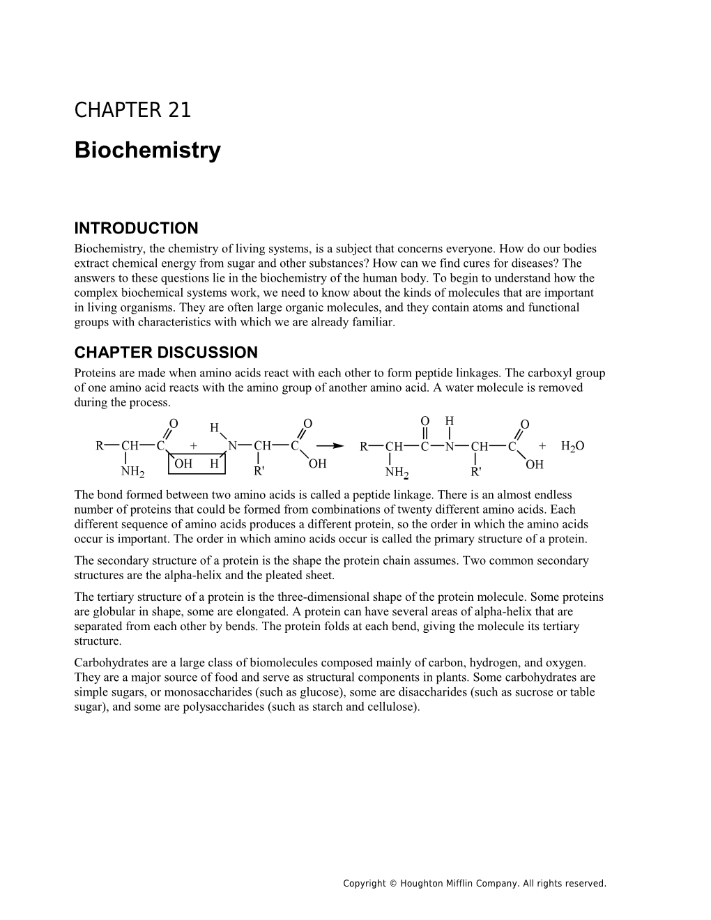 Chapter Discussion