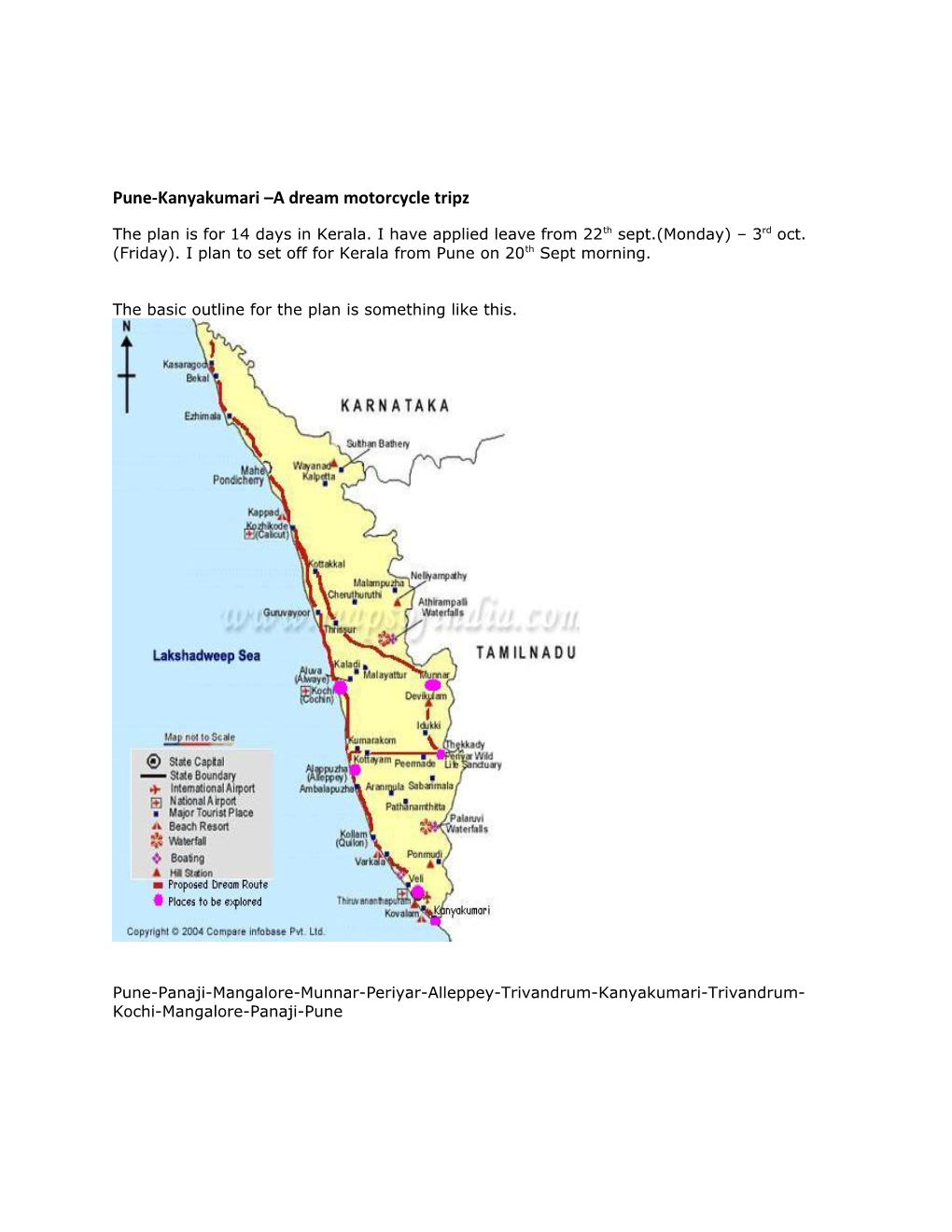 Pune-Kanyakumari a Dream Motorcycle Tripz