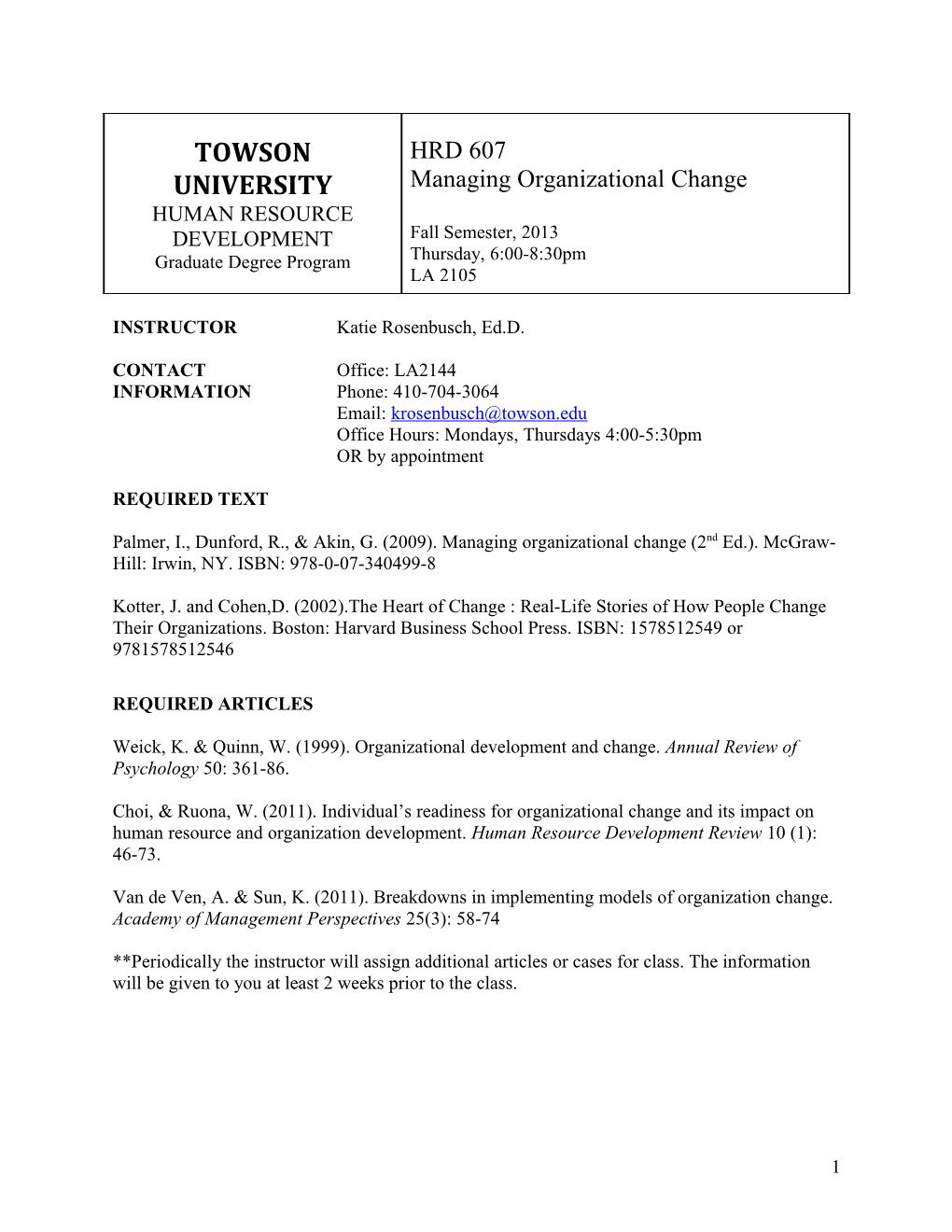 PLEASE READ - Sample Syllabus Directions