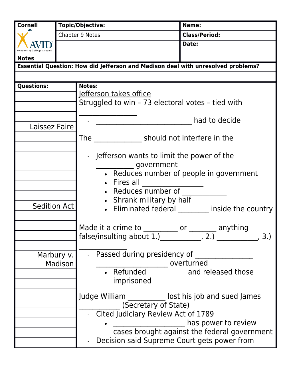 Reduces Number of People in Government