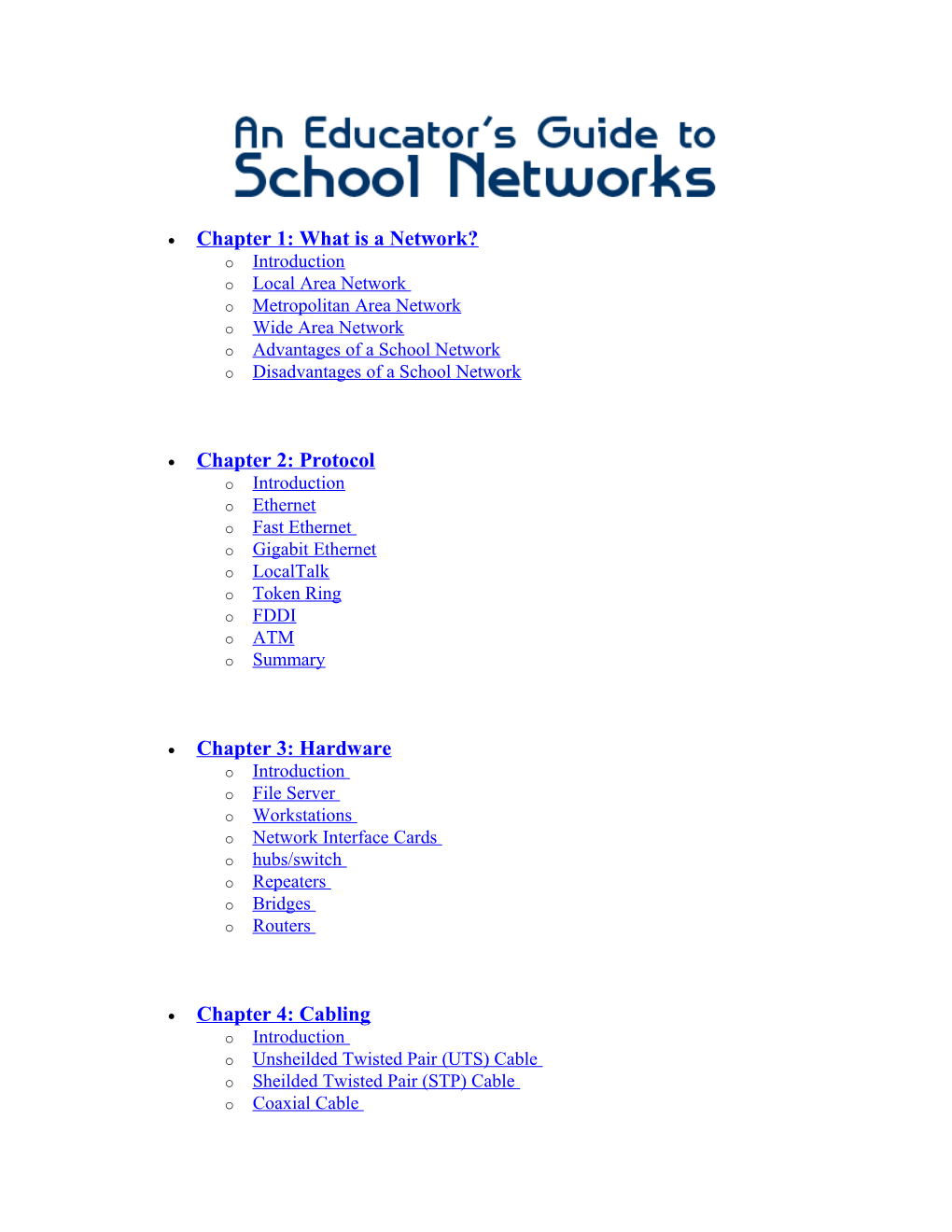 Chapter 1: What Is a Network?