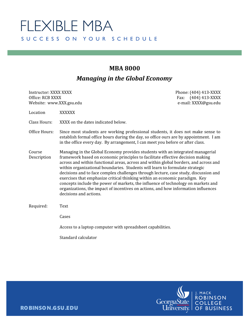 Managing in the Global Economy