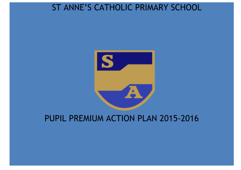 St Anne S Catholic Primary School