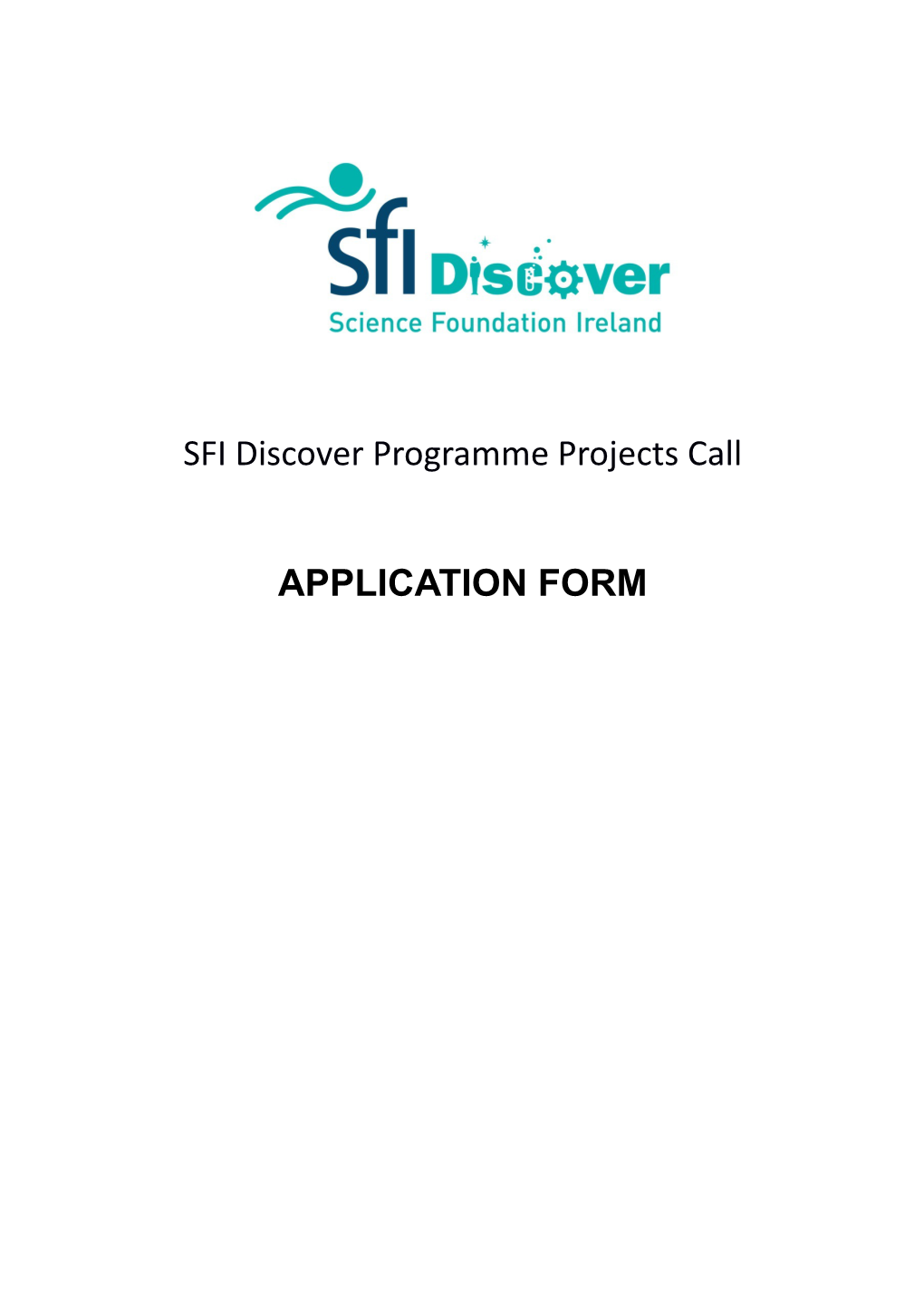 SFI Discoverprogrammeprojects Call
