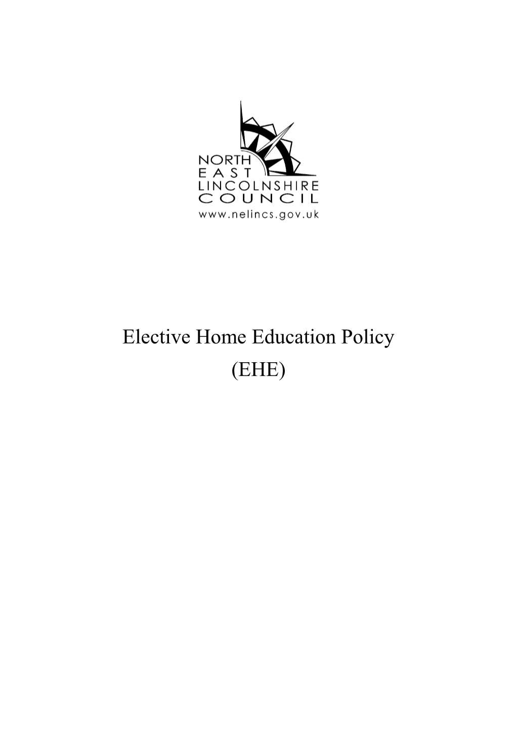 Elective Home Education Policy