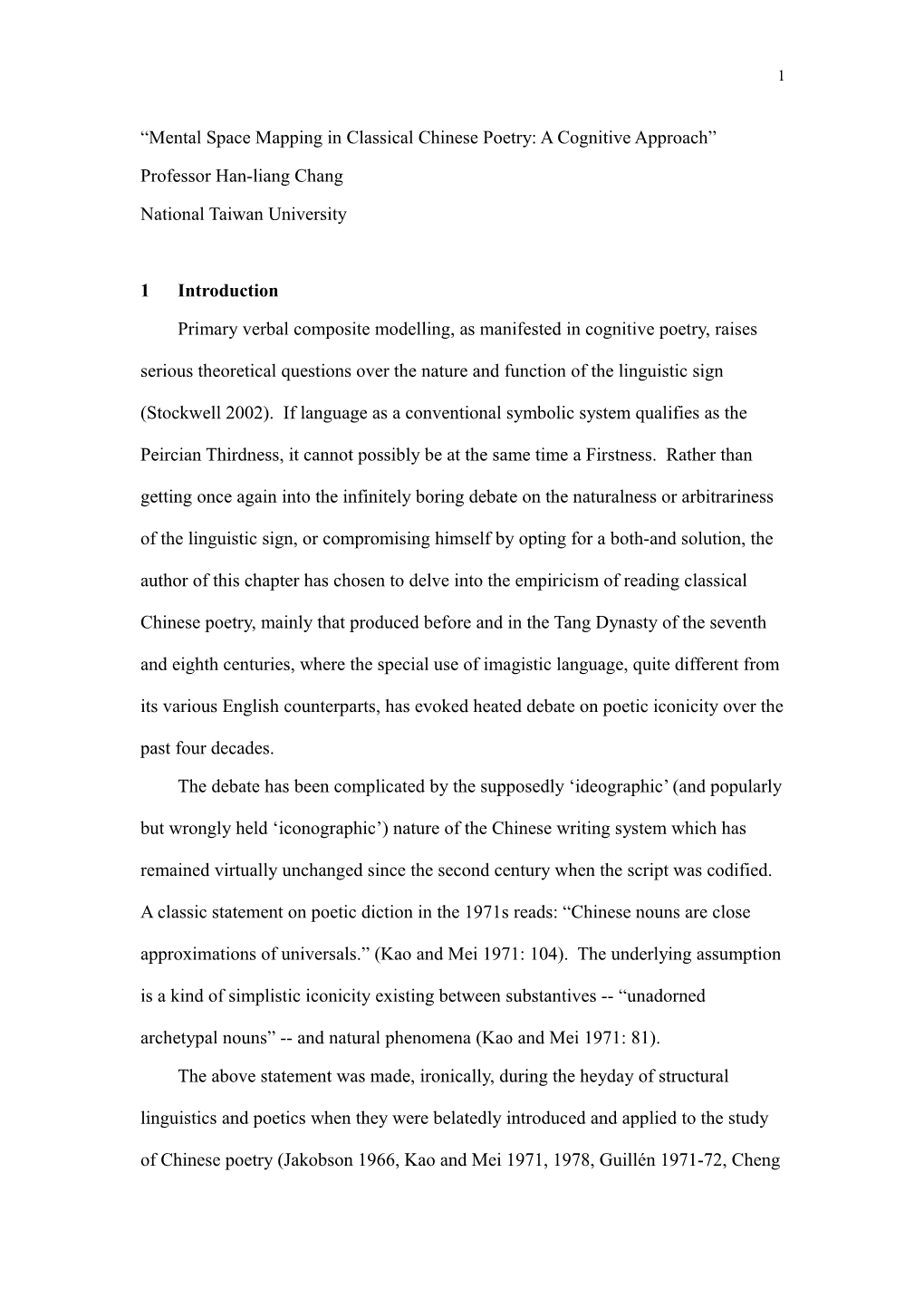 Primary Verbal Composite Modeling, As Manifested in Cognitive Poetry, Raises Serious Theoretical