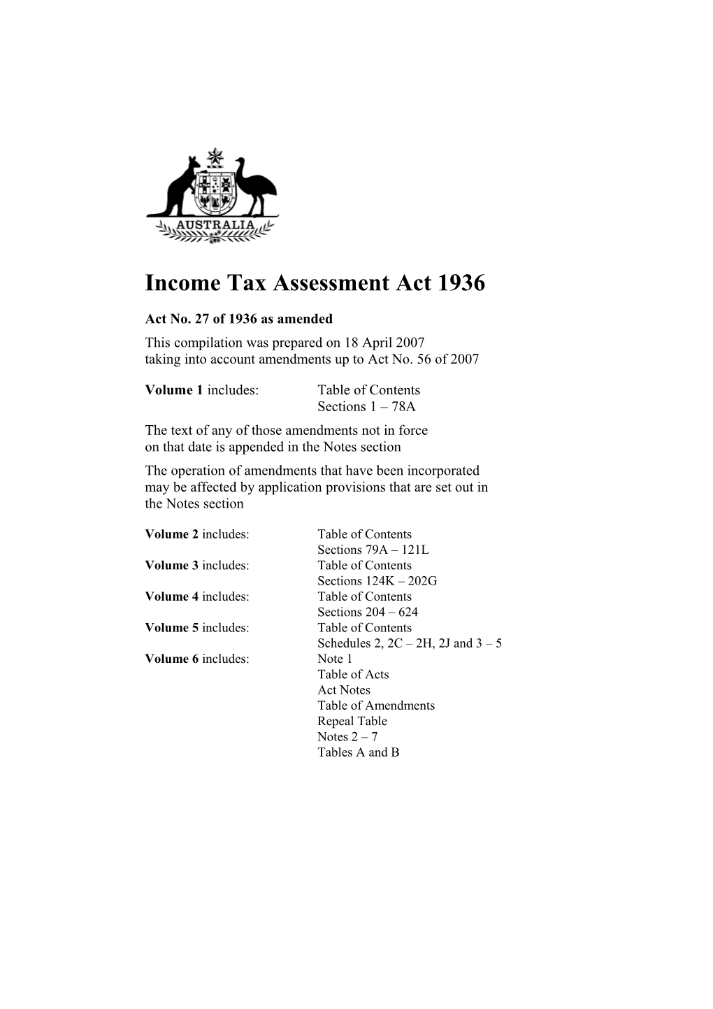 Income Tax Assessment Act 1936