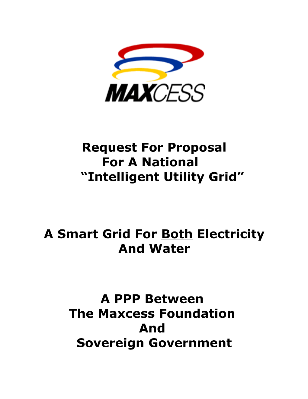 RFP - Intelligent Utility Grid