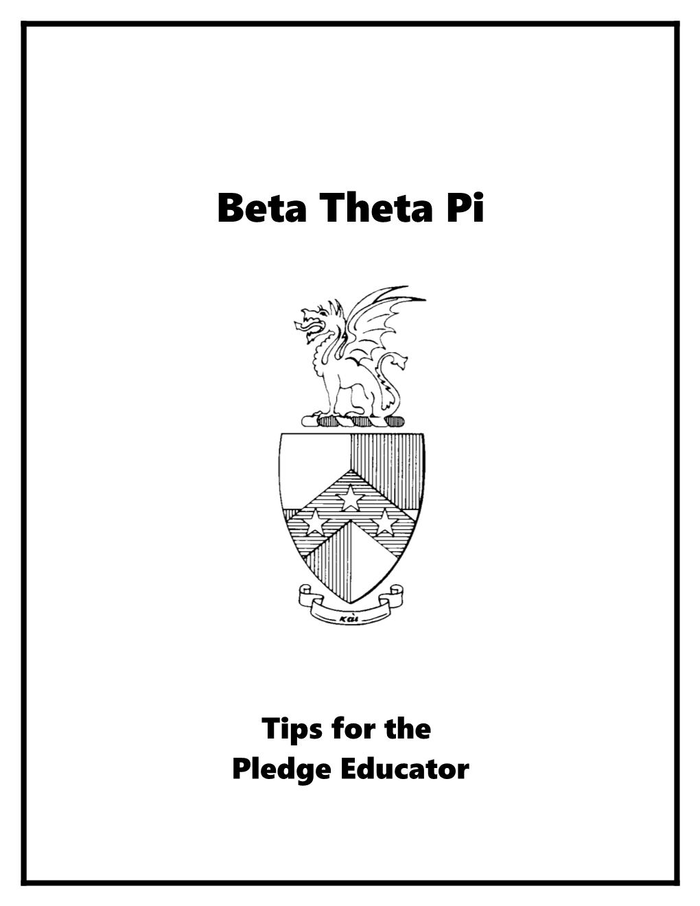 Beta Theta Pi