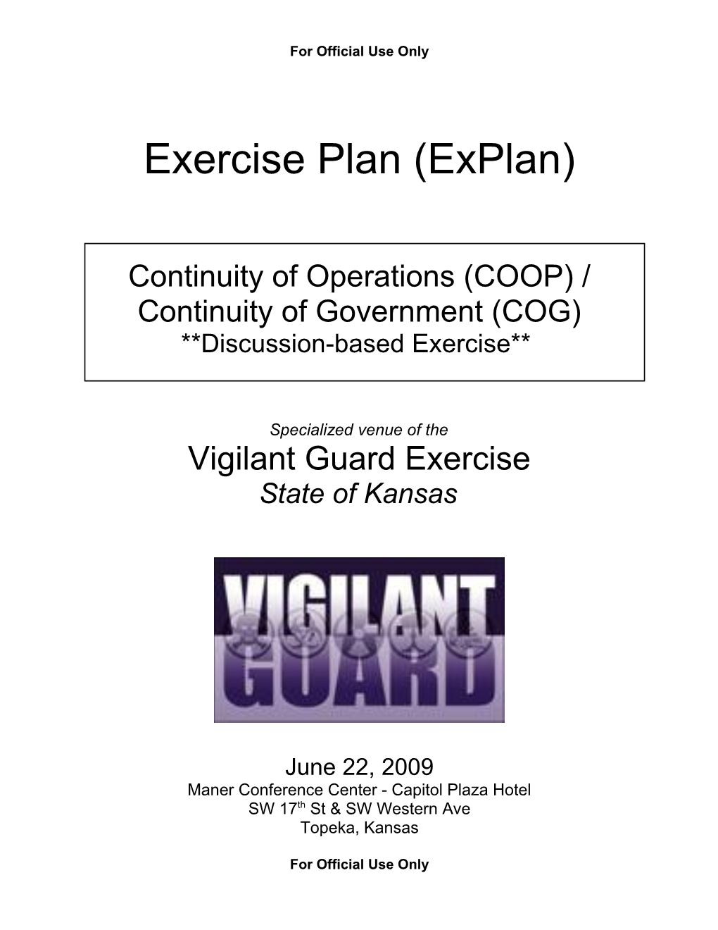 Exercise Plan (Explan)