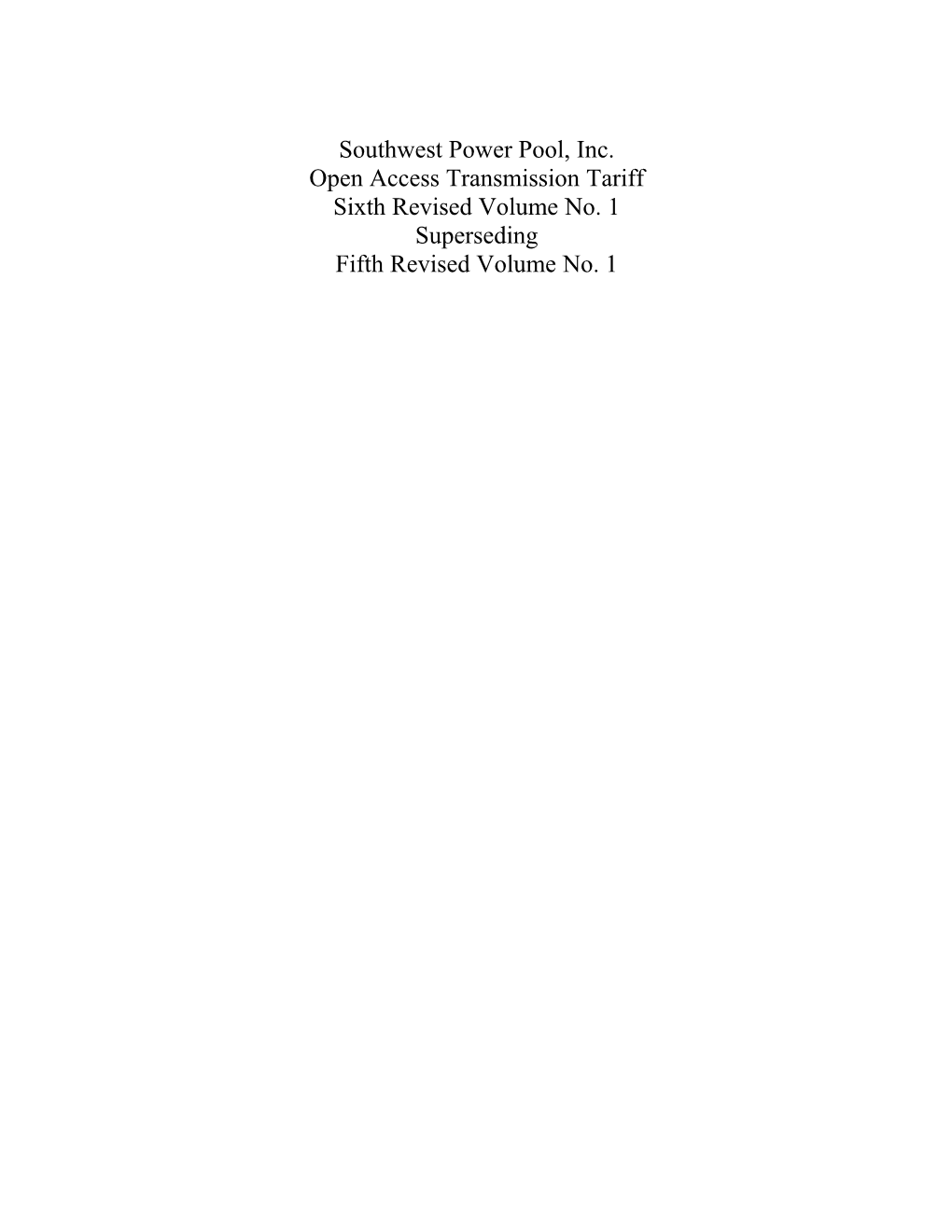 Approved and Pending IM Tariff Through 8/16/2013 Order 719 Filing