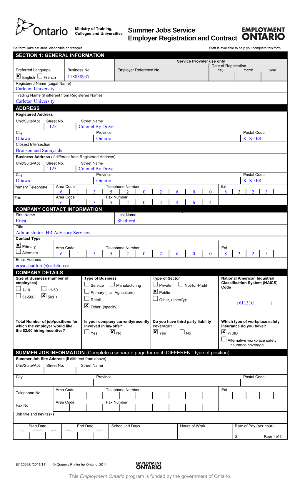 Ce Formulaire Est Aussi Disponible En Françaisstaff Is Available to Help You Complete This Form