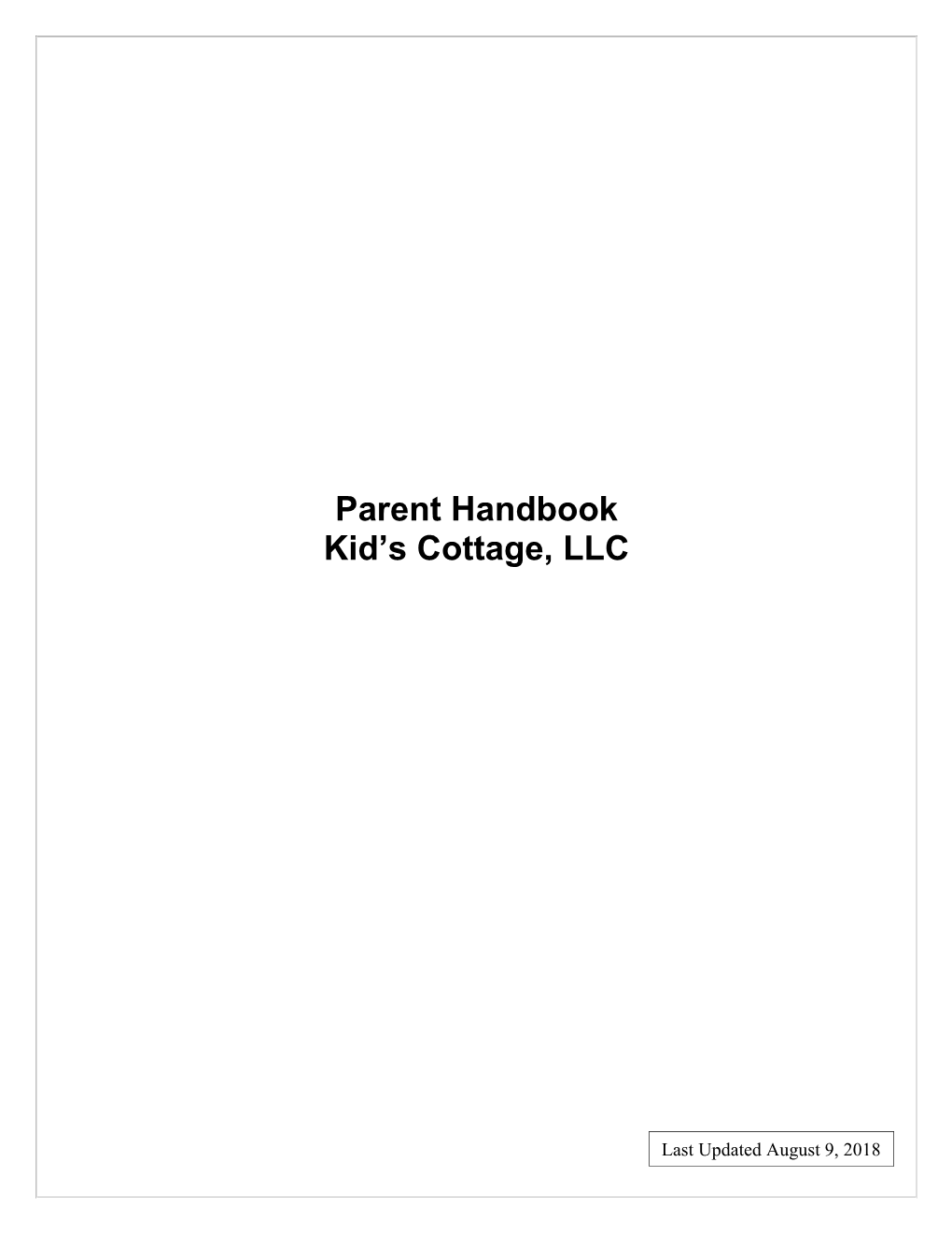 Kid S Cottage, LLC