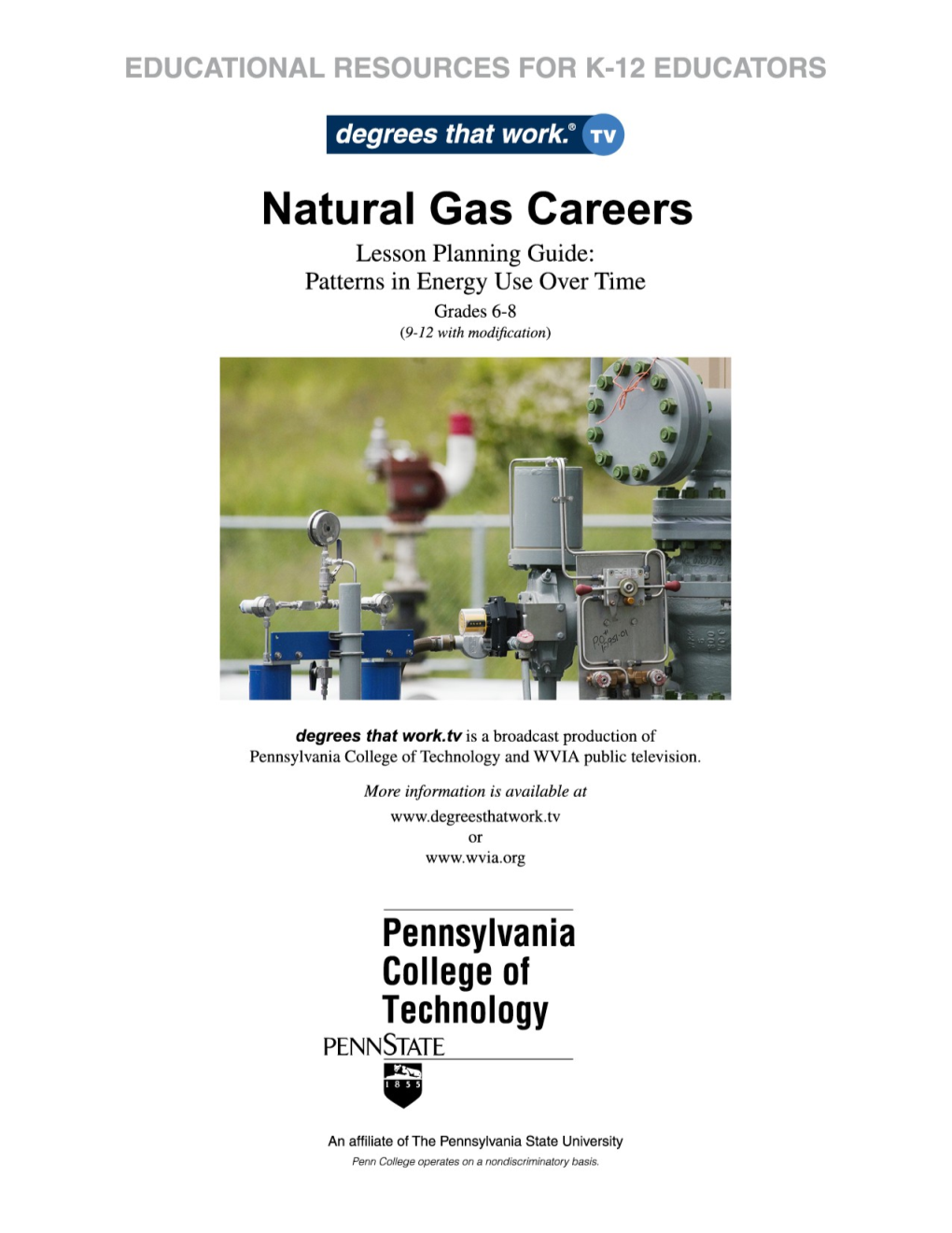 Unit:Natural Gas Industry Patterns in Energy Use Over Time