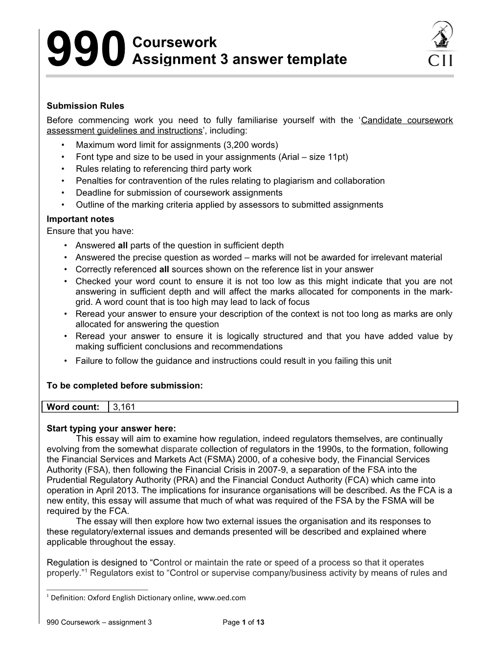 Diploma in Financial Planning