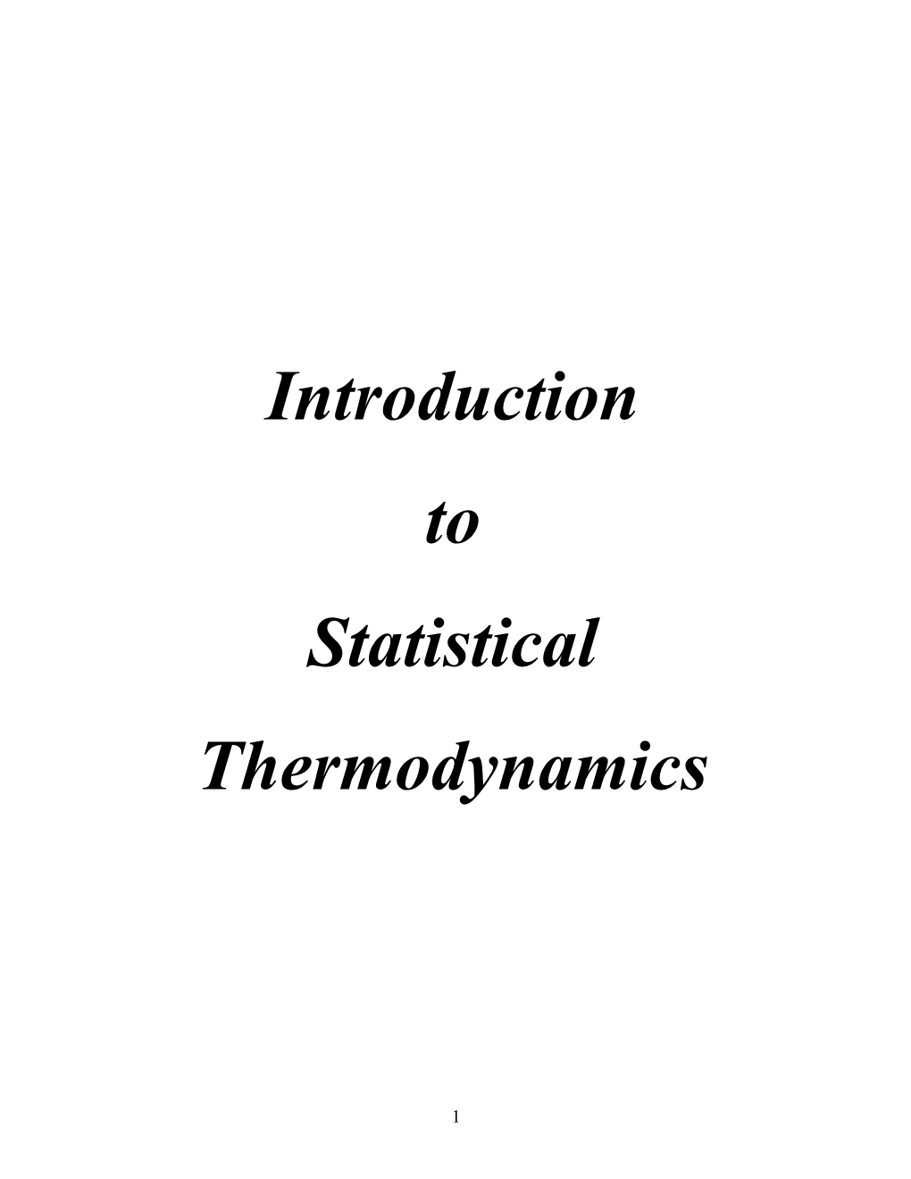 1. the Boltzmann S Distribution
