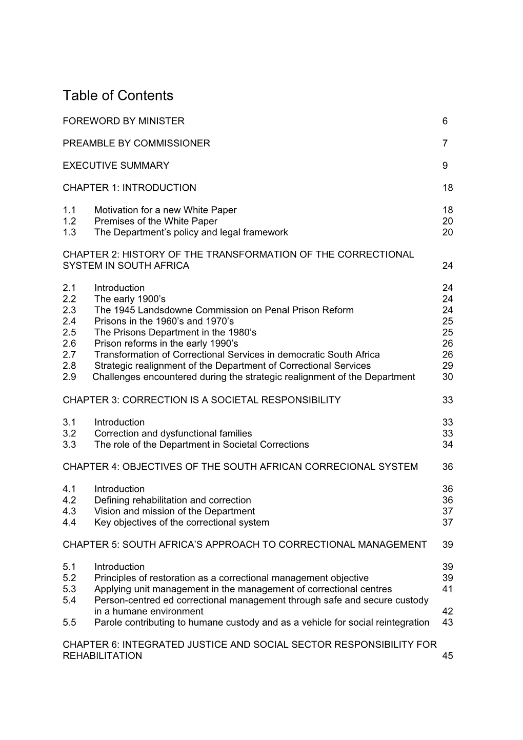 1.3 the Department S Policy and Legal Framework20