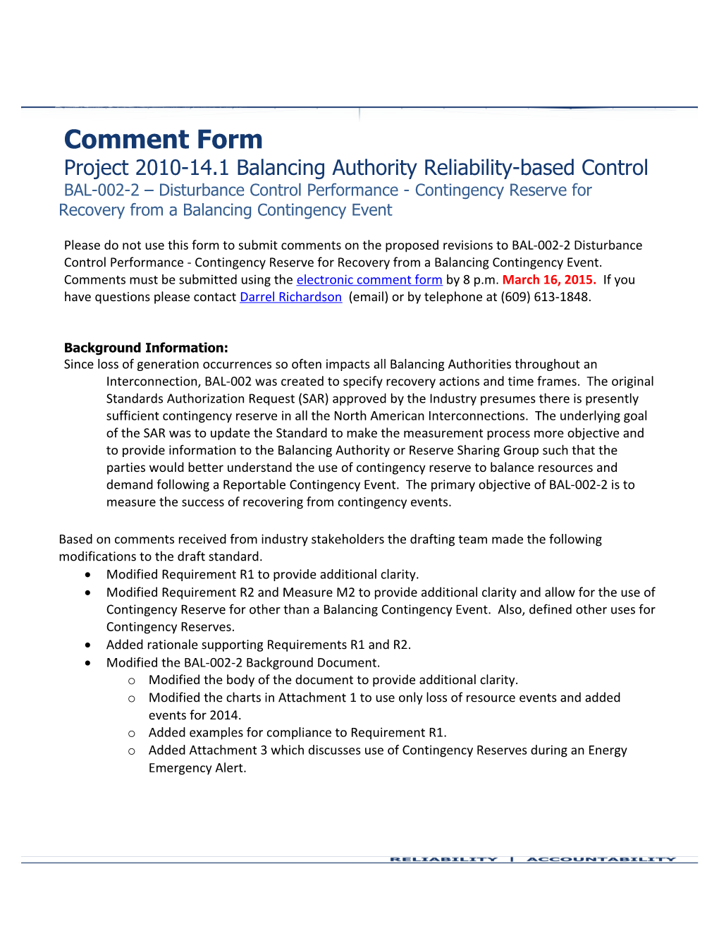 Project 2010-14.1Balancing Authority Reliability-Based Control