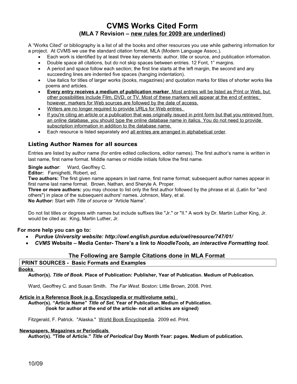 SDUHSD Bibliography Form