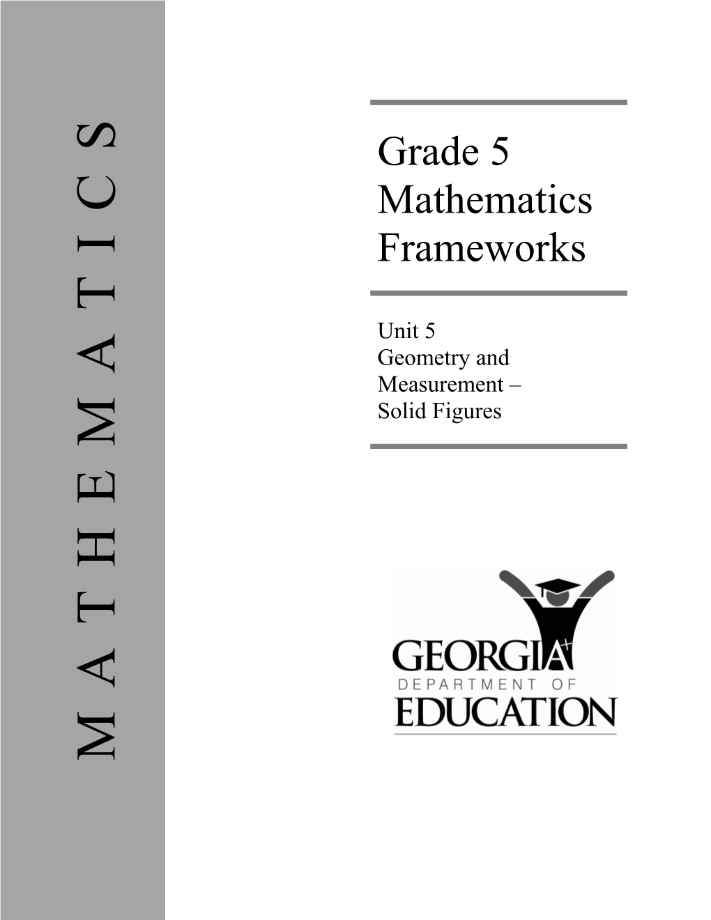 Georgia Performance Standards Framework