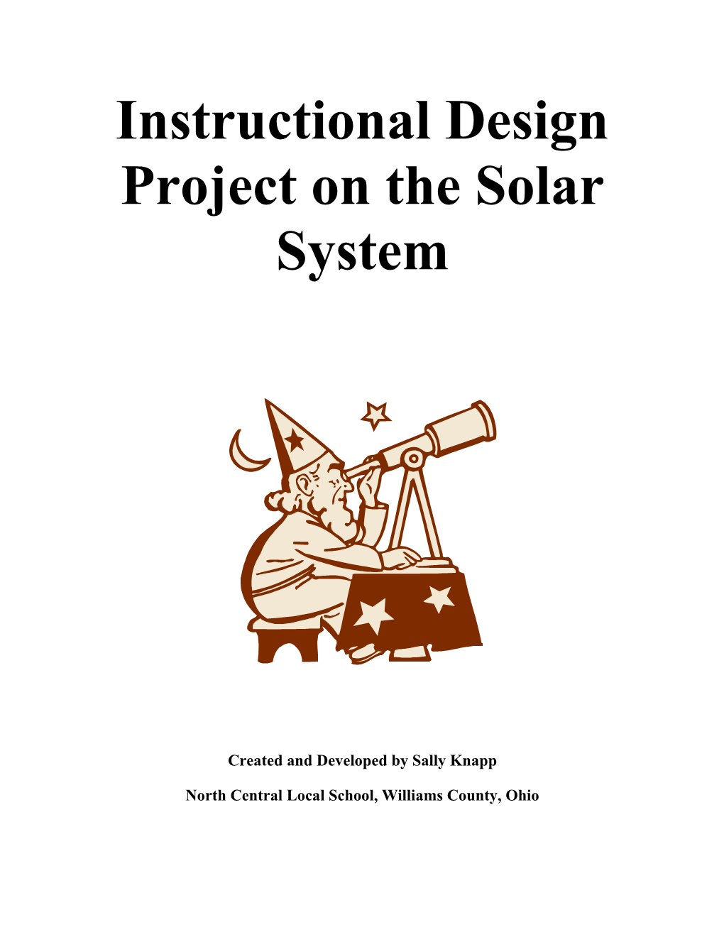 Instructional Subunit on the Solar System