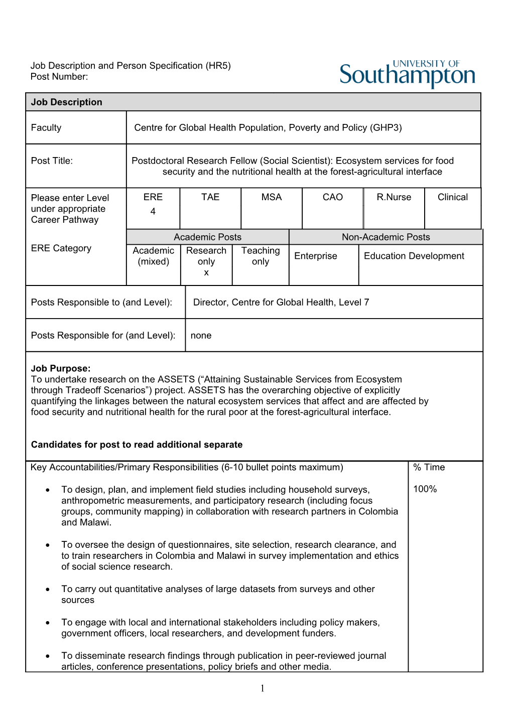 To Carry out Quantitative Analyses of Large Datasets from Surveys and Other Sources