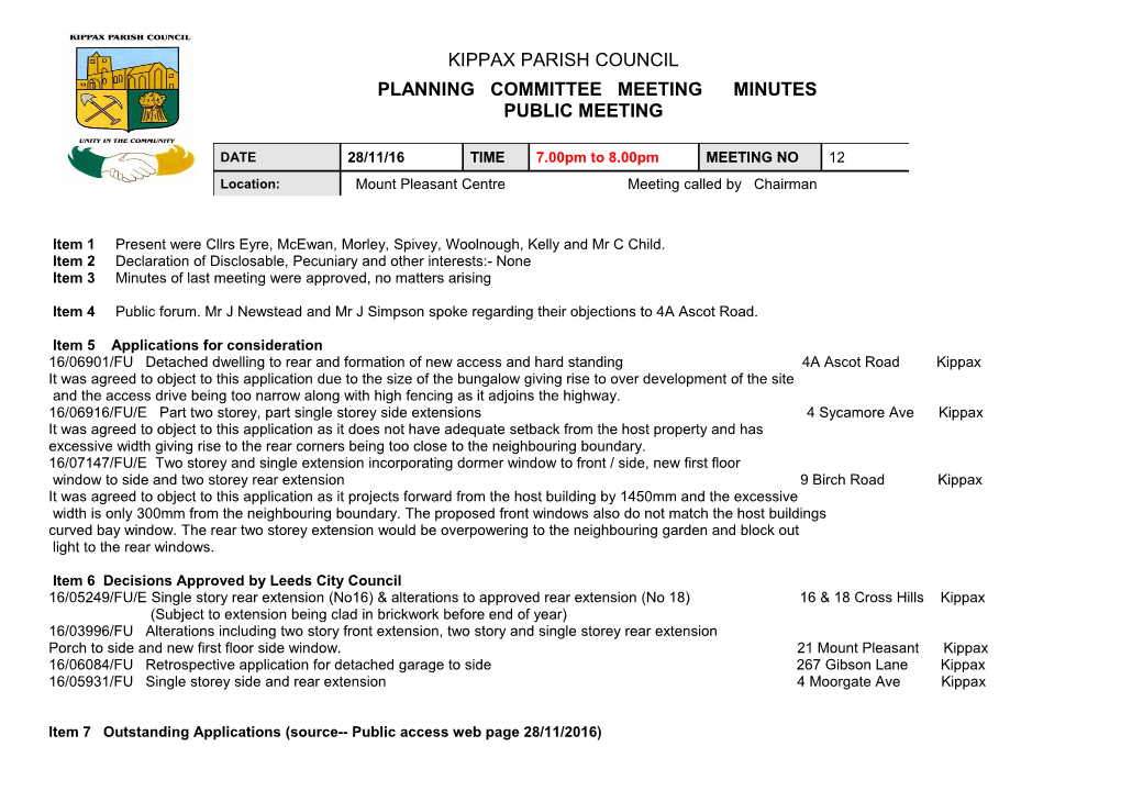 Kippax Parish Council