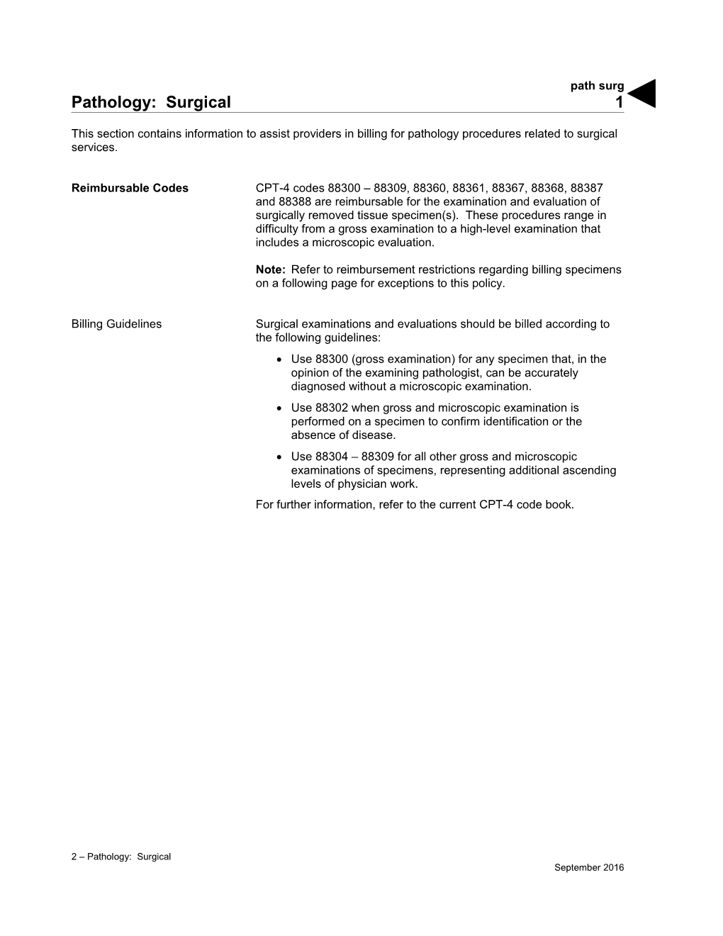 Pathology: Surgical (Path Surg)