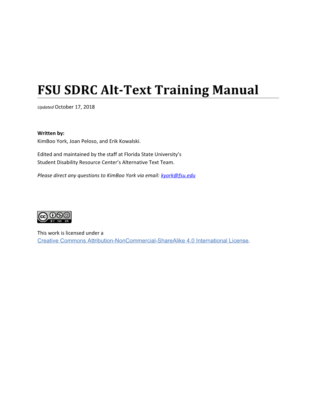 Alt-Text Editing Training Manual 2Nd Ed - for STAFF