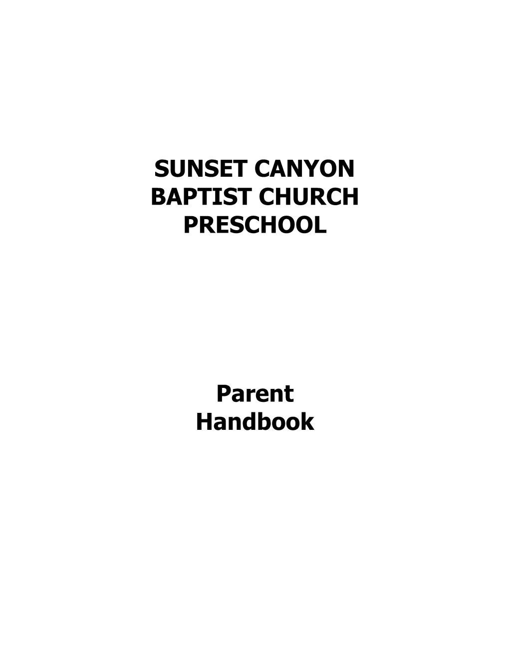 Sunset Canyon