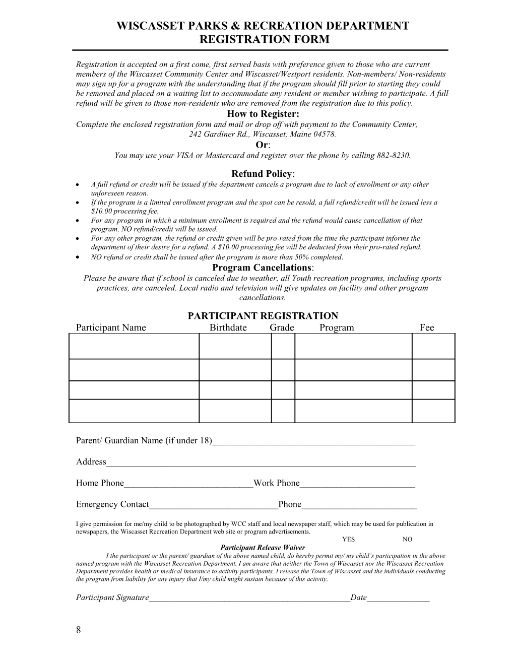 Wcc Registration Form