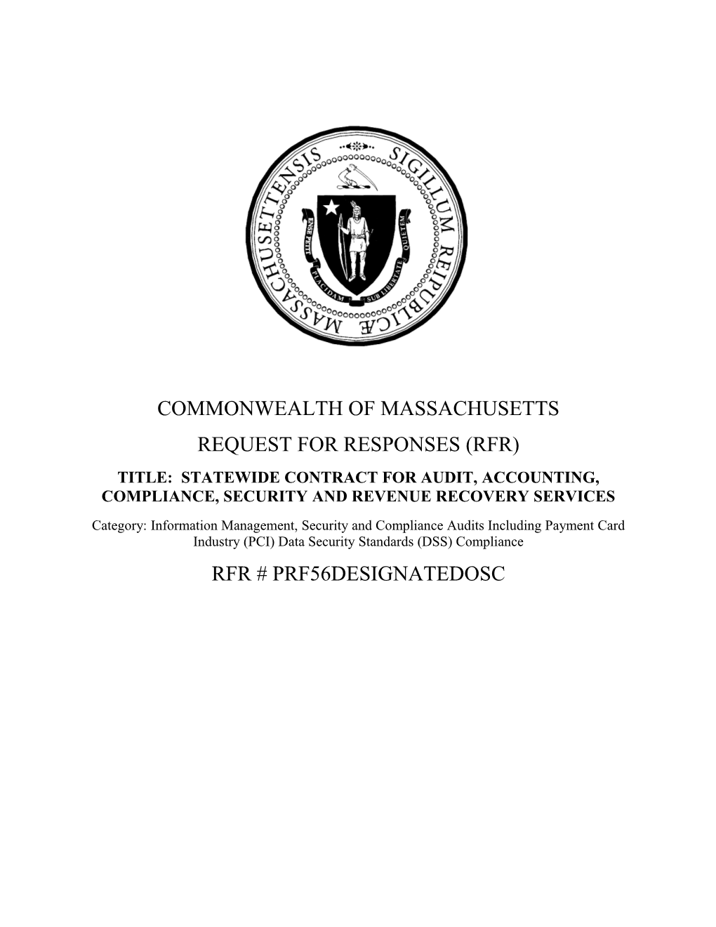 Procuring Department: OFFICE of the COMPTROLLER