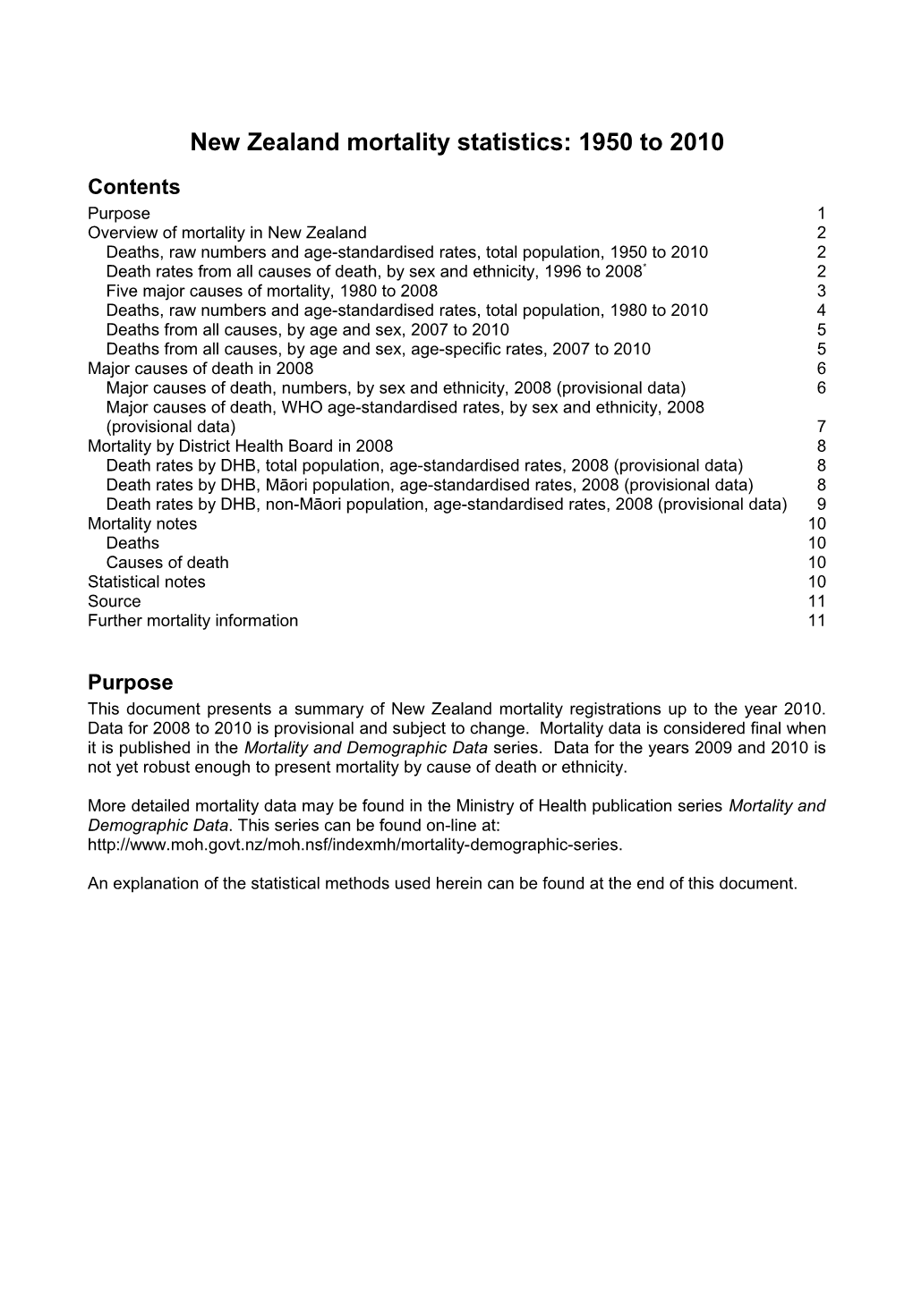 Infant and Perinatal Mortality in 2003 & 2004