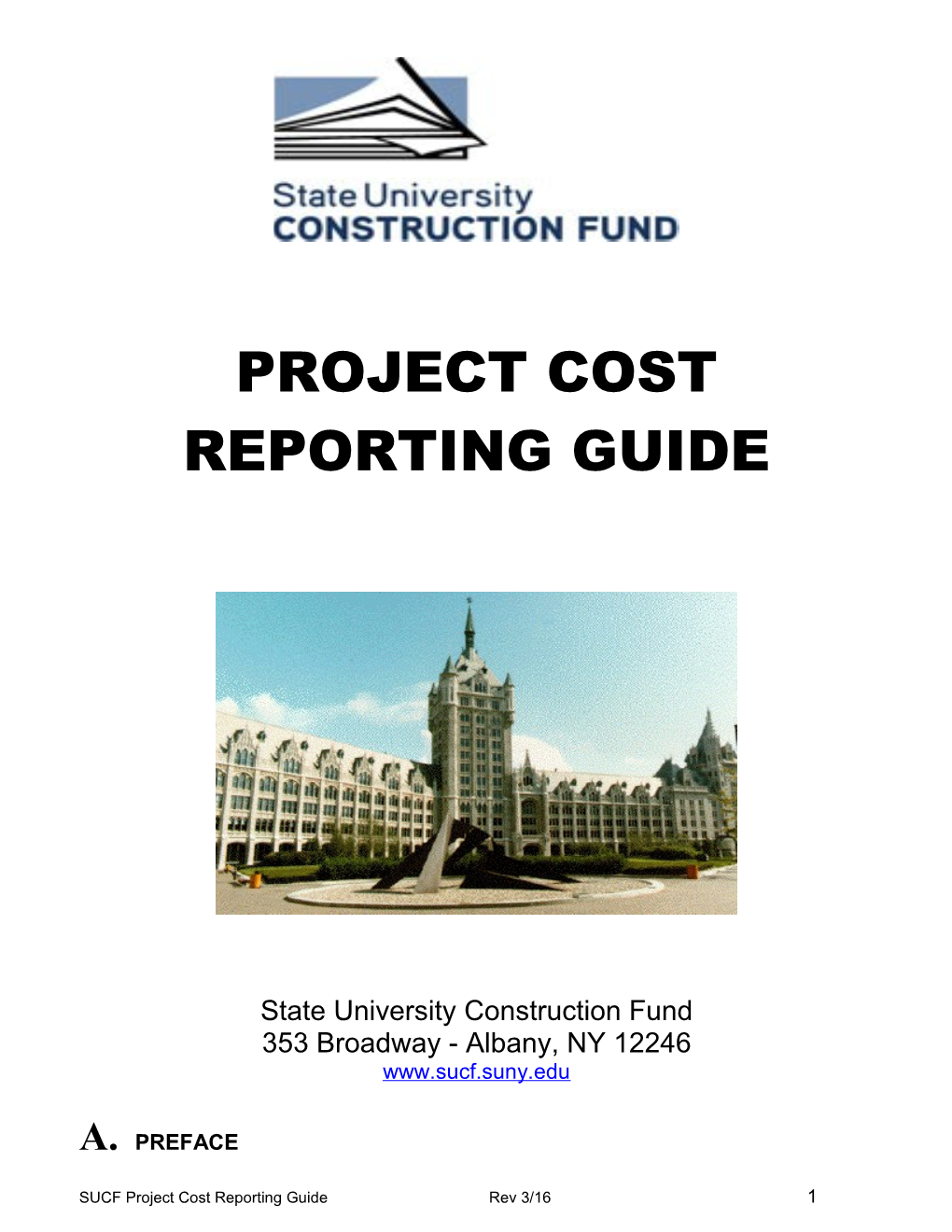 Project Cost Reporting Guide