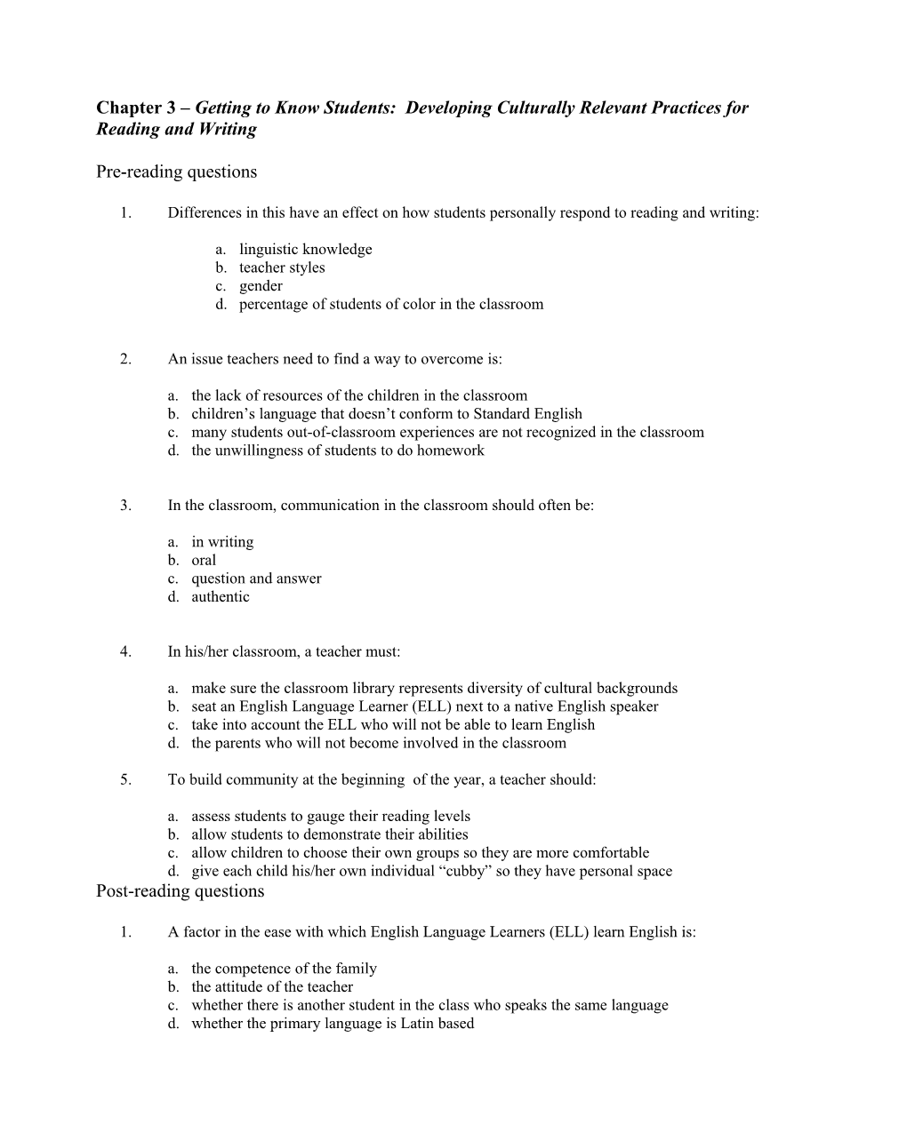 Chapter 1: Examining Literacy in the Twenty-First Century