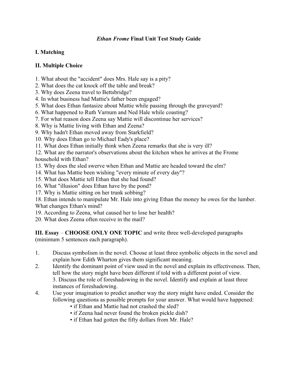 Ethan Fromefinal Unit Test Study Guide