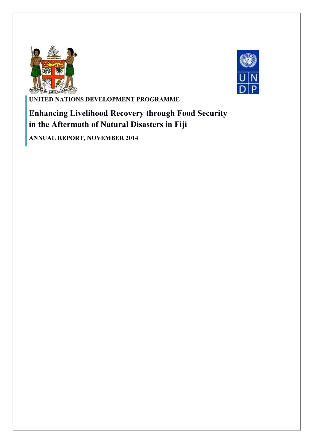 Enhancing Livelihood Recovery Through Food Security in the Aftermath of Natural Disasters