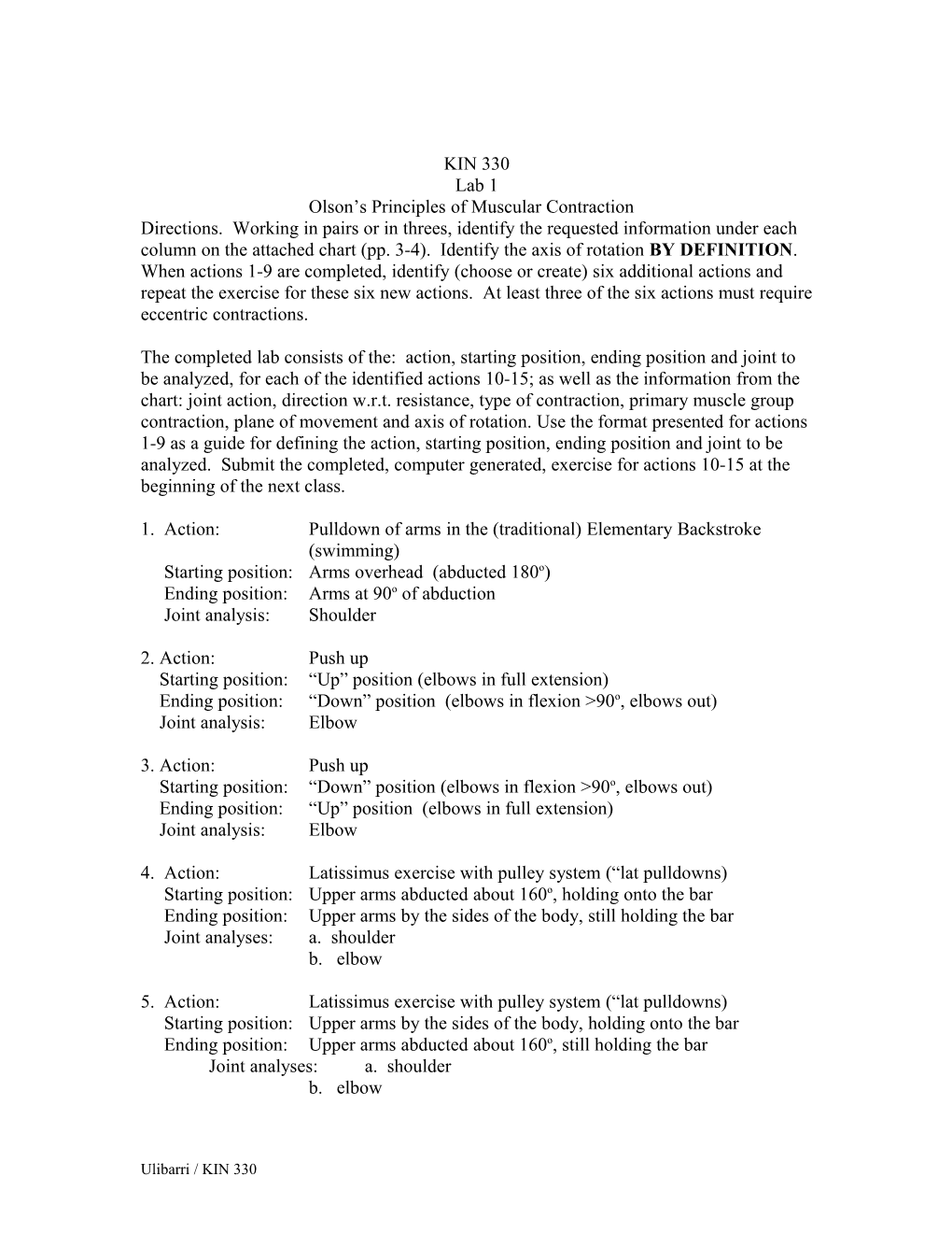 Olson S Principles of Muscular Contraction