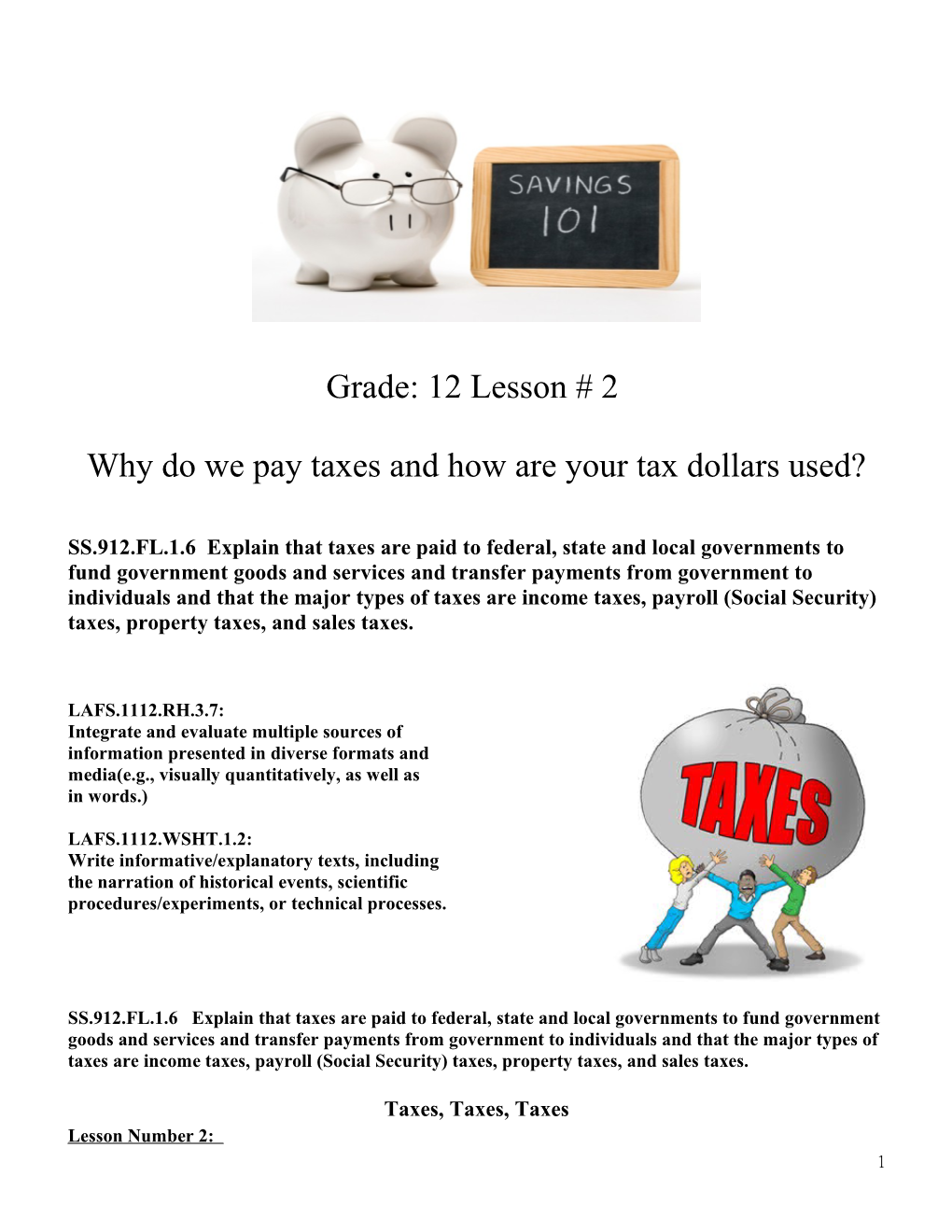 Why Do We Pay Taxes and How Are Your Tax Dollars Used?