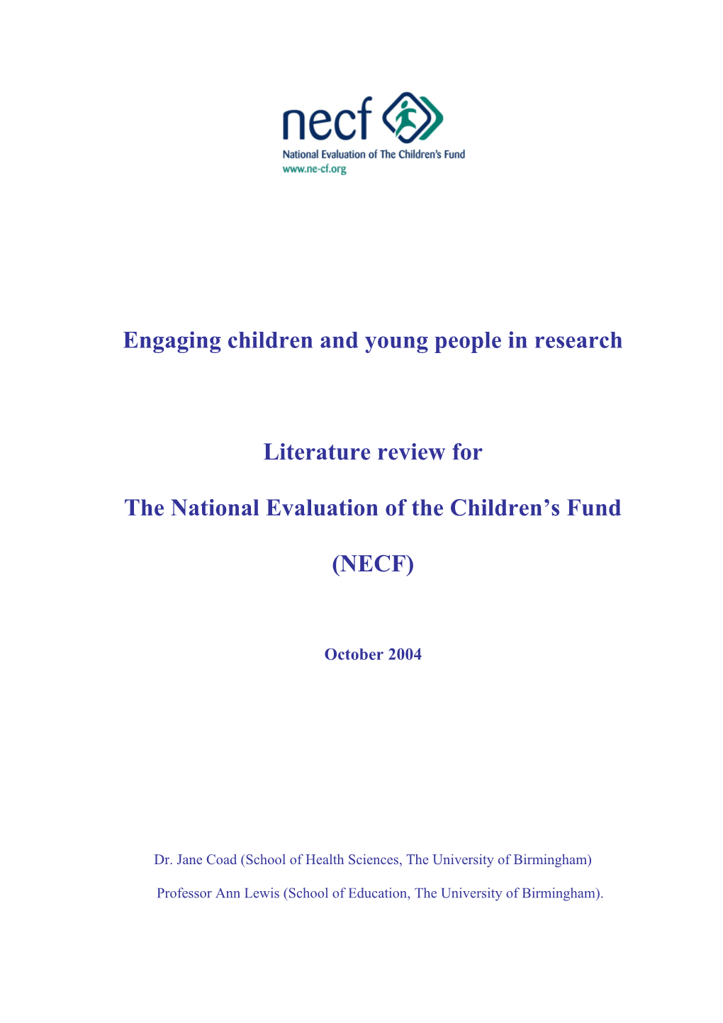 Engaging Children and Young People As Participants in Research