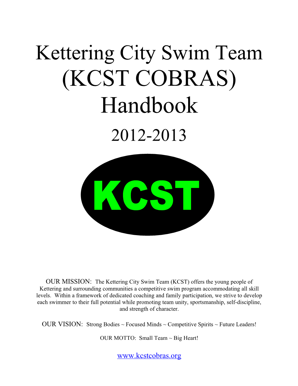 Kettering City Swim Team (KCST COBRAS)