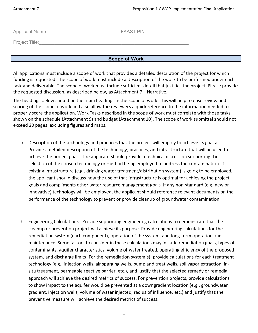 Attachment 7Proposition 1 Gwgpimplementation Final Application