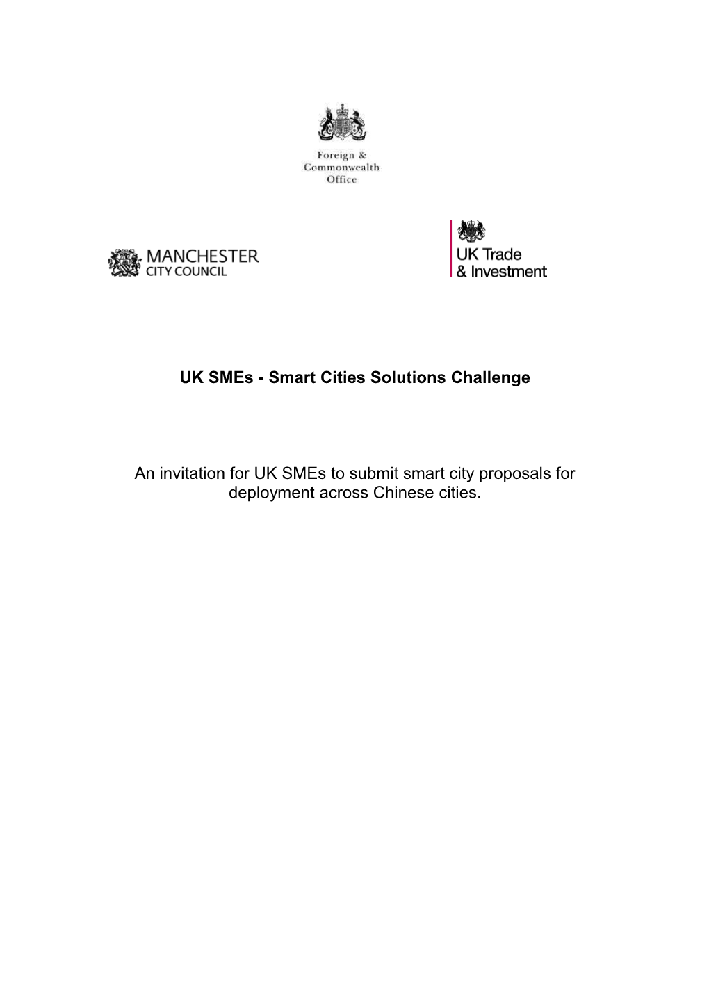 Smart Cities Solution Challenge