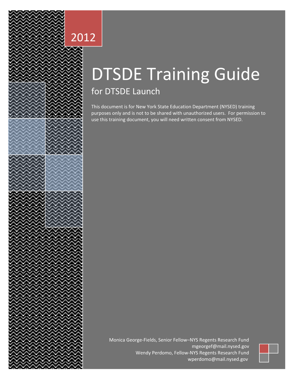 DTSDE Training Guide