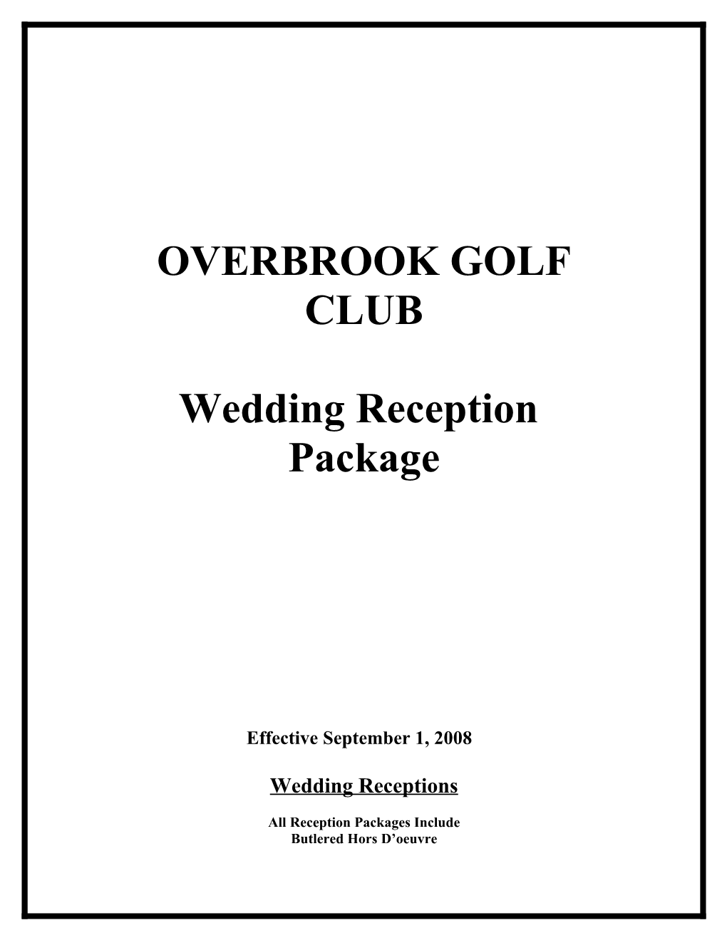 Overbrook Golf Club