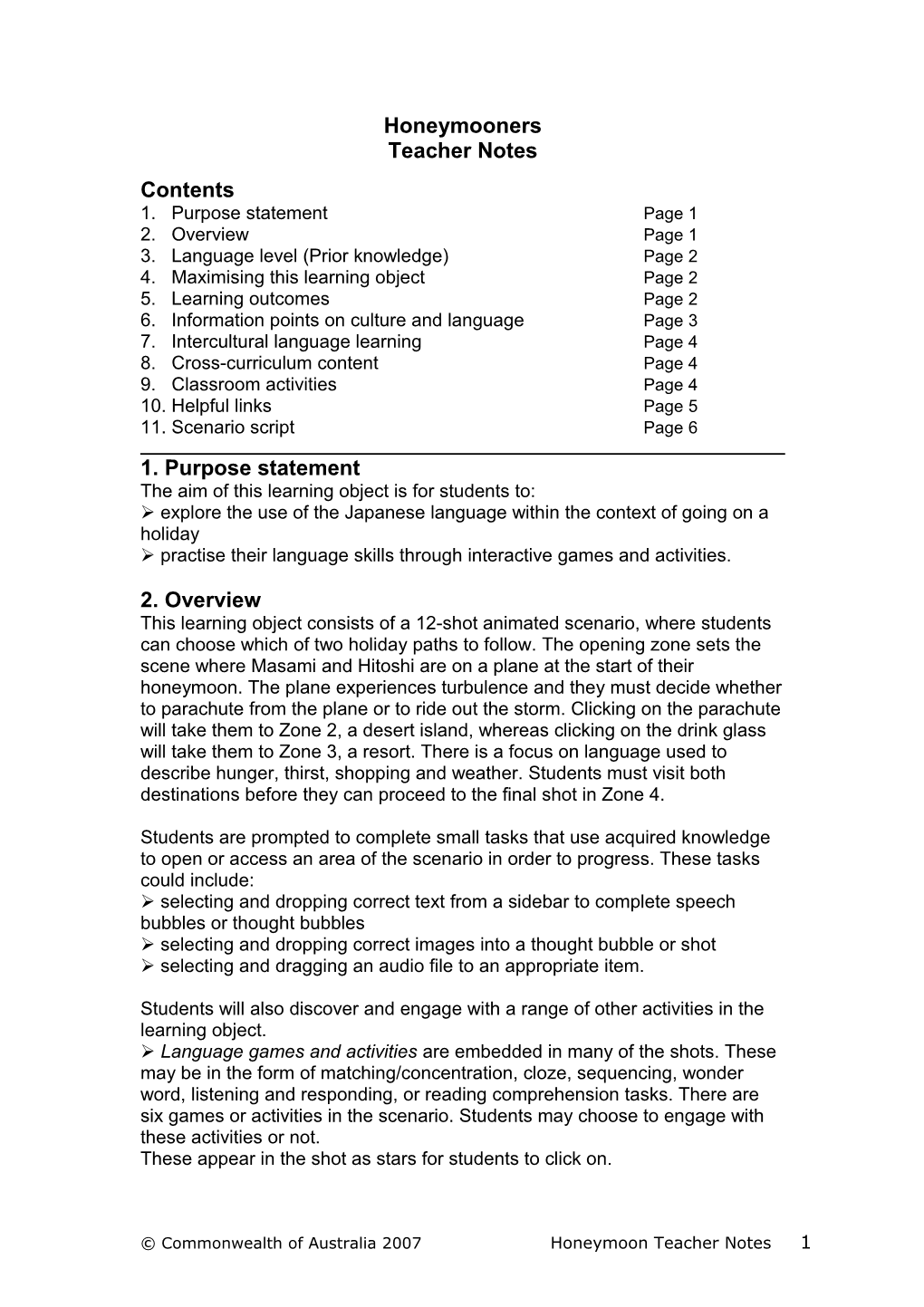 3. Language Level (Prior Knowledge)Page 2