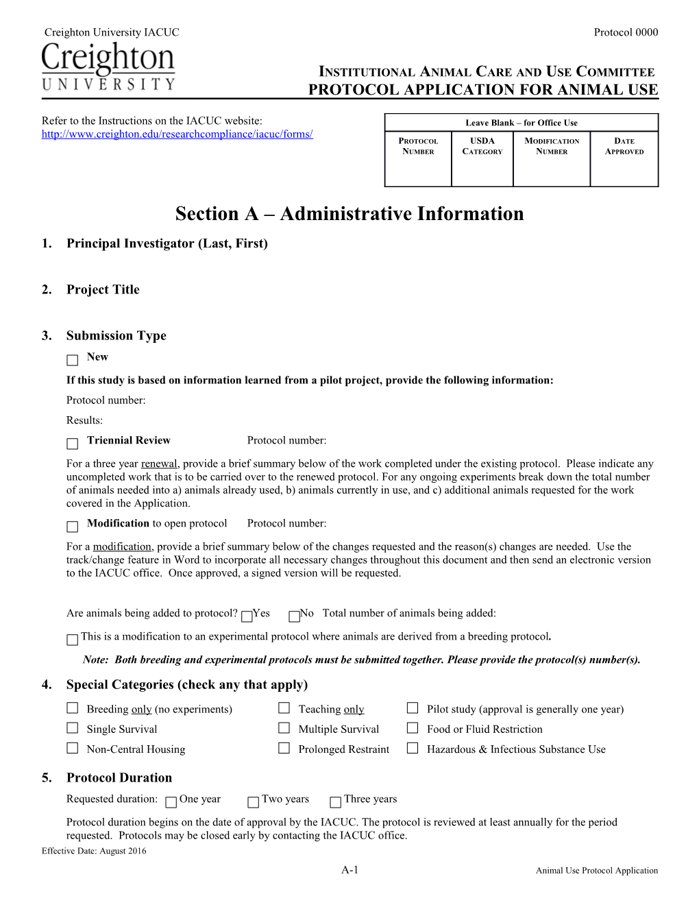 1.Principal Investigator (Last, First)