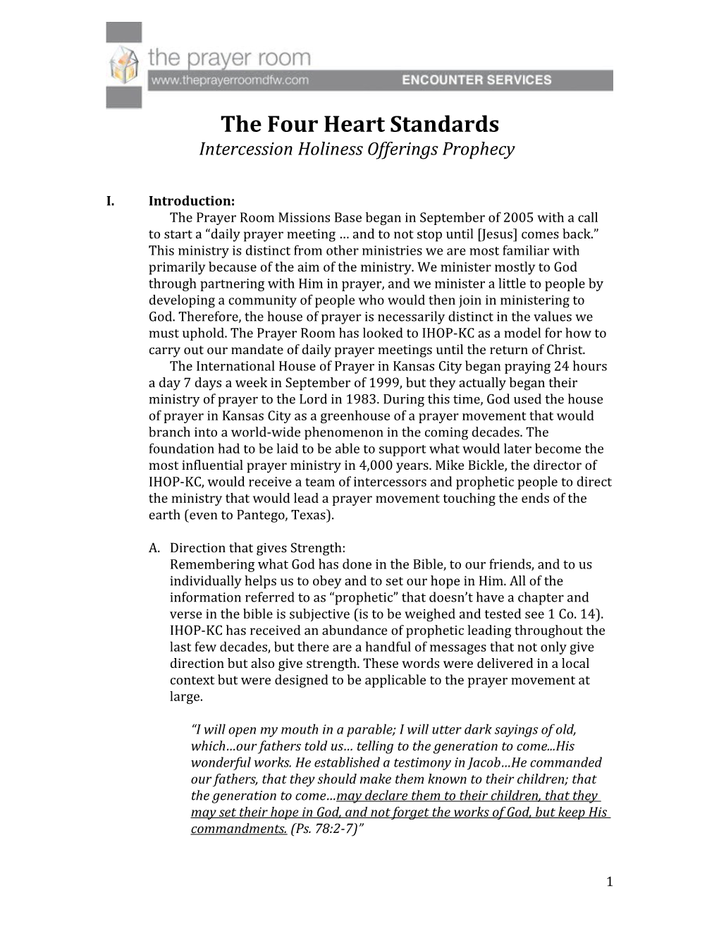 The Four Heart Standards