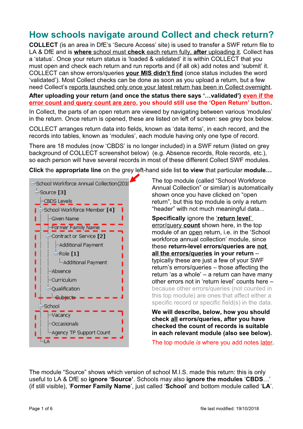 Errors and Missing Data Must Be Resolved (Back in the MIS) to Make a Revised Return