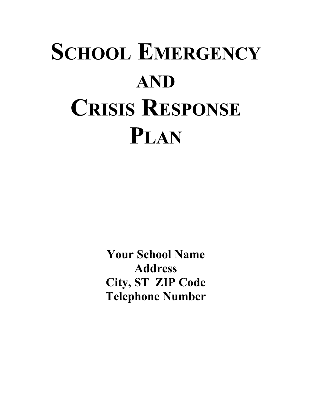 School Emergency